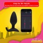 Lovense Hush App Controlled Vibrating Butt Plug (1.5 inch/1.75 inch) ACV-004