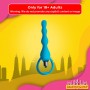BLUE SILICONE ANAL VIBRATOR AD-029