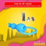 BLUE SILICONE ANAL VIBRATOR AD-029