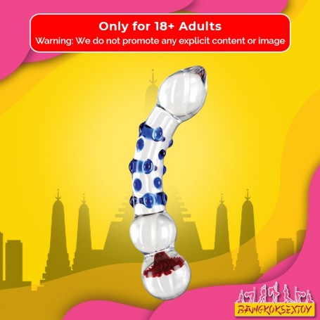 Flower Crystal Glass Dildo Sex Toy GD-003