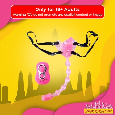 Wearable Butterfly Whip Anal Vagina Stimulator SO-003