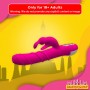 KHALIFA SILICONE RABBIT VIBRATOR - USB RECHARGEABLE RV-024