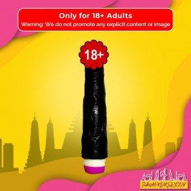 Super Natural Black Silicone Realistic Vibrator