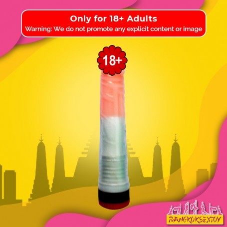 Long Tough Silicone Realistic Vibrator RSV-025
