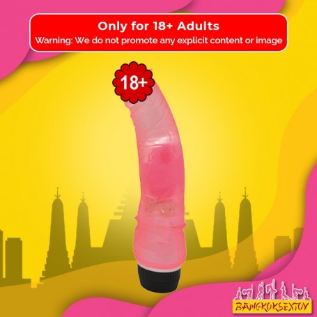 Ultra Slim Flexidick with vibrating Jelly RSV-035