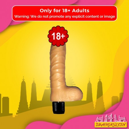 Realistic Penis with Vibrations And Real Feel Balls RSV-074