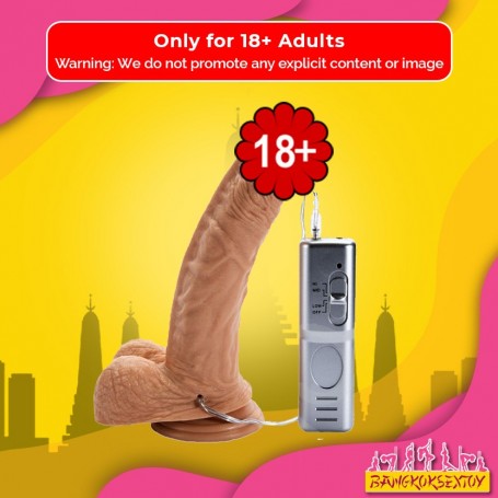 Realistic Vibrator with Suction Cup 7 Inch RSV-076