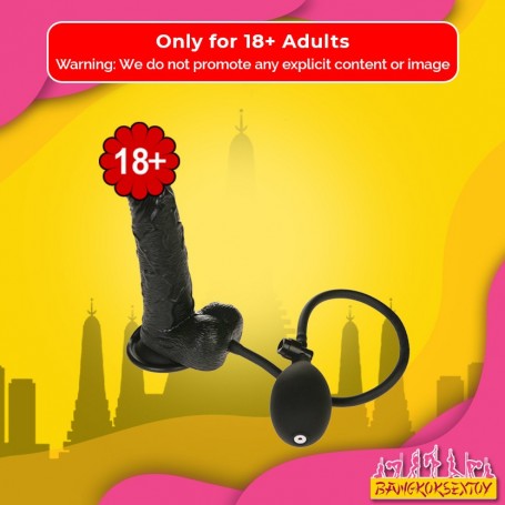 Ultimate Inflatable Realistic Non Vibrator in Black RSNV-011