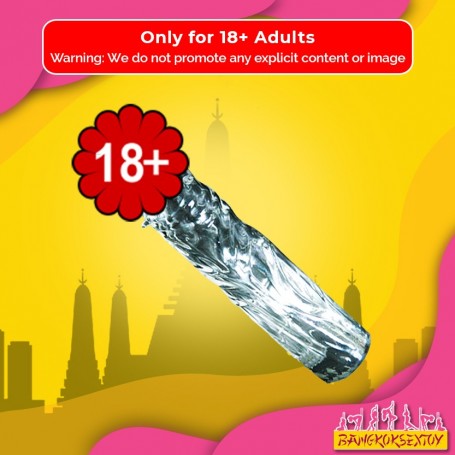 Full Ribbed Crystal Penis Sleeves PES-019