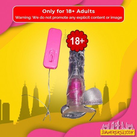 Crystal Lover Jelly Realistic Vibrator with Suction Cup