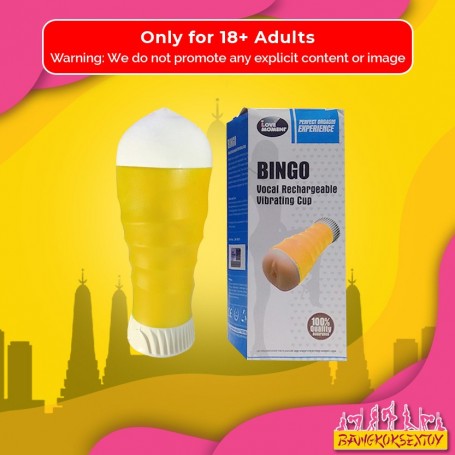 Bingo Vocal Rechargeable Vibrating Cup MS-059