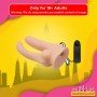 Baile Vibrating Strap-on Double Dildo with Realistic Balls SO-034